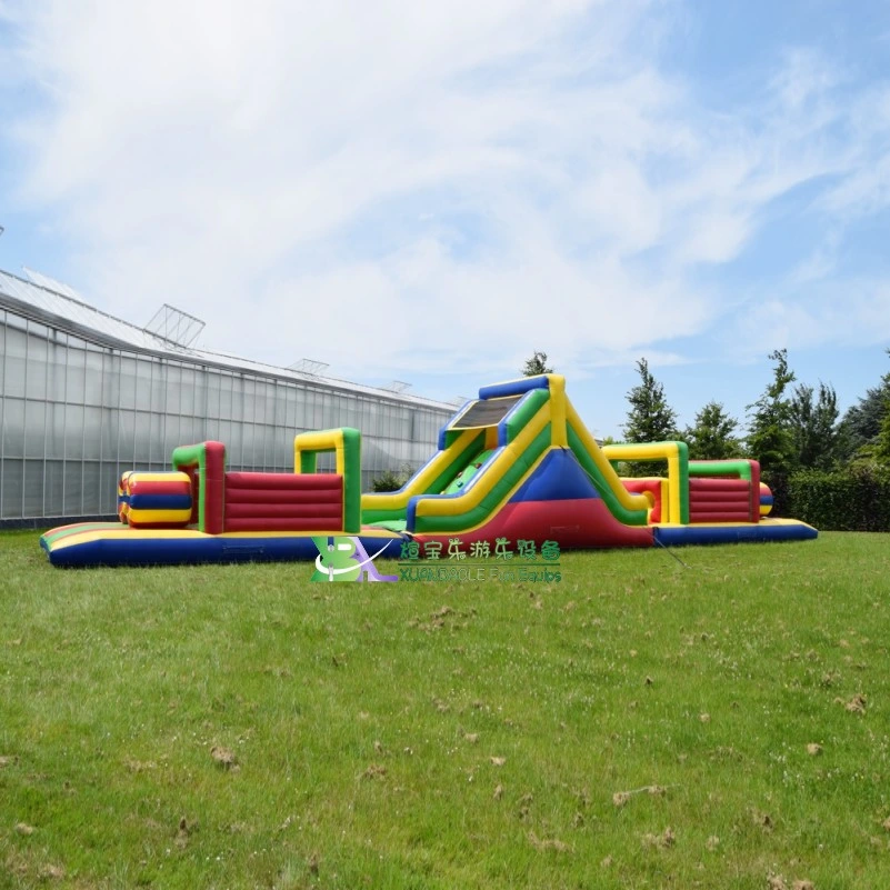 Sport Challenges Backyard Inflatable training Course Outdoor Jumper Party Obstacle Course for Kids