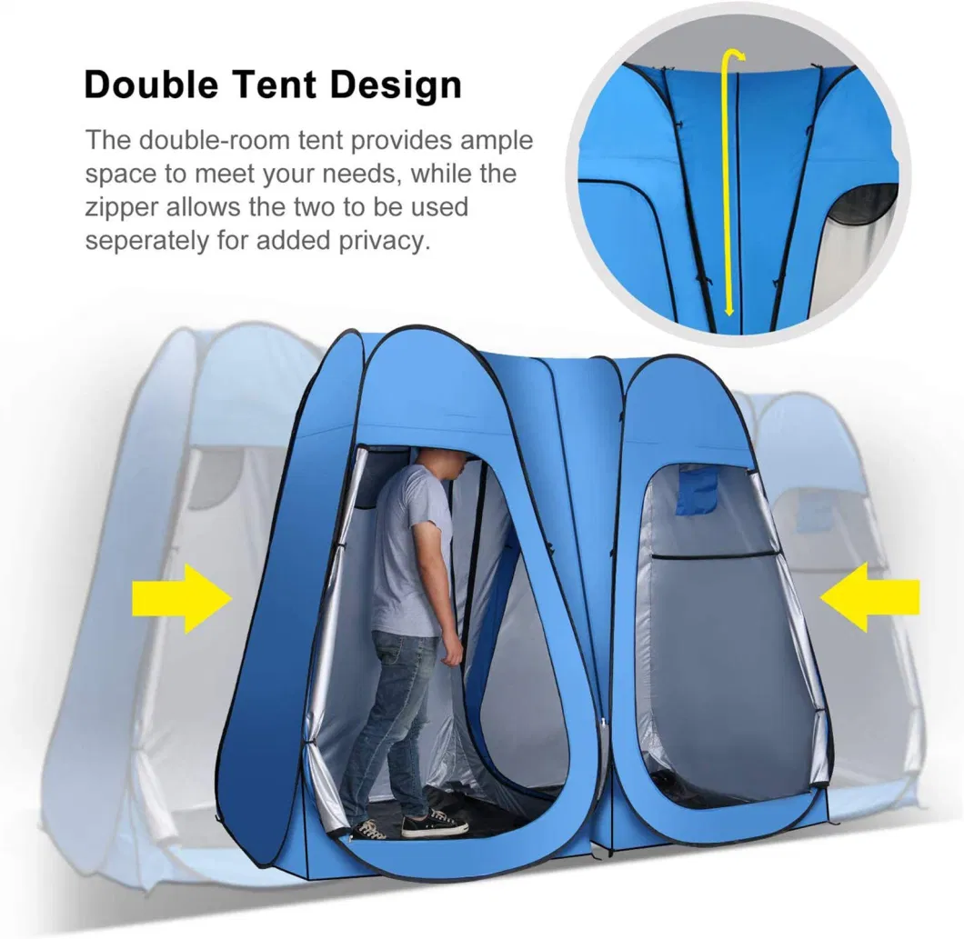 Pop up Tent Great Camper Accessory Portable Outdoor Shower Tent Like Home Bathroom or Privacy Tent for Dressing