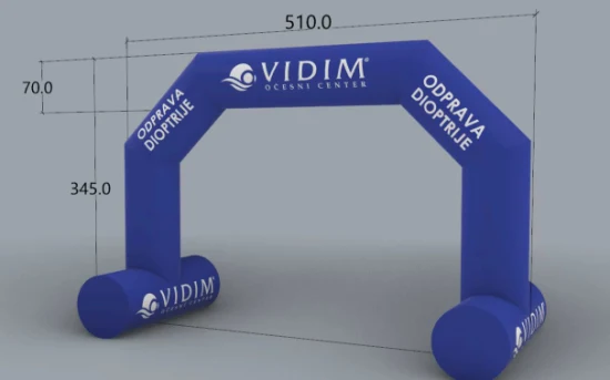 광고 판촉 로고 무역 박람회 맞춤형 로고 인쇄 경주 이벤트, 출발선 게이트 풍선 에어 아치 마무리, 스포츠 이벤트용 전시 인플레이션 아치
